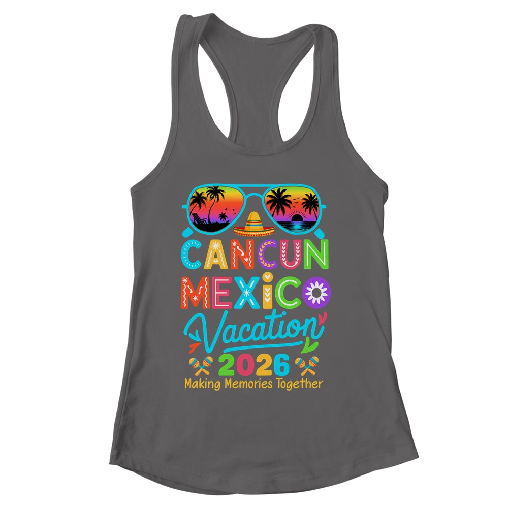 Cancun Mexico Vacation Beach 2026 Trip Matching Group Squad Shirt & Tank Top | siriusteestore