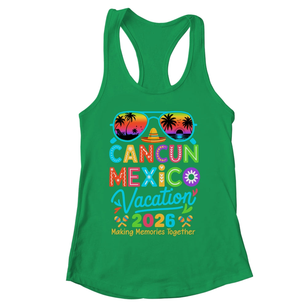 Cancun Mexico Vacation Beach 2026 Trip Matching Group Squad Shirt & Tank Top | siriusteestore