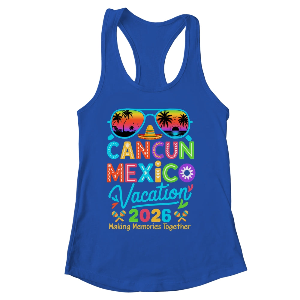 Cancun Mexico Vacation Beach 2026 Trip Matching Group Squad Shirt & Tank Top | siriusteestore