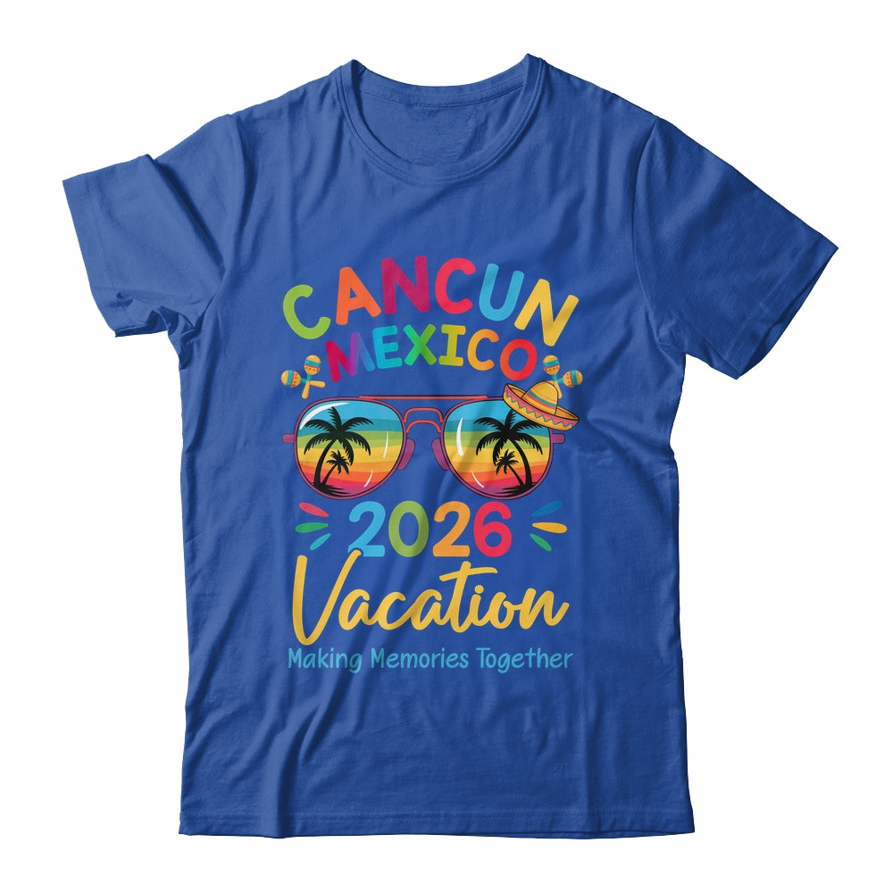 Cancun Mexico Vacation Beach 2026 Trip Squad Family Matching Shirt & Tank Top | siriusteestore