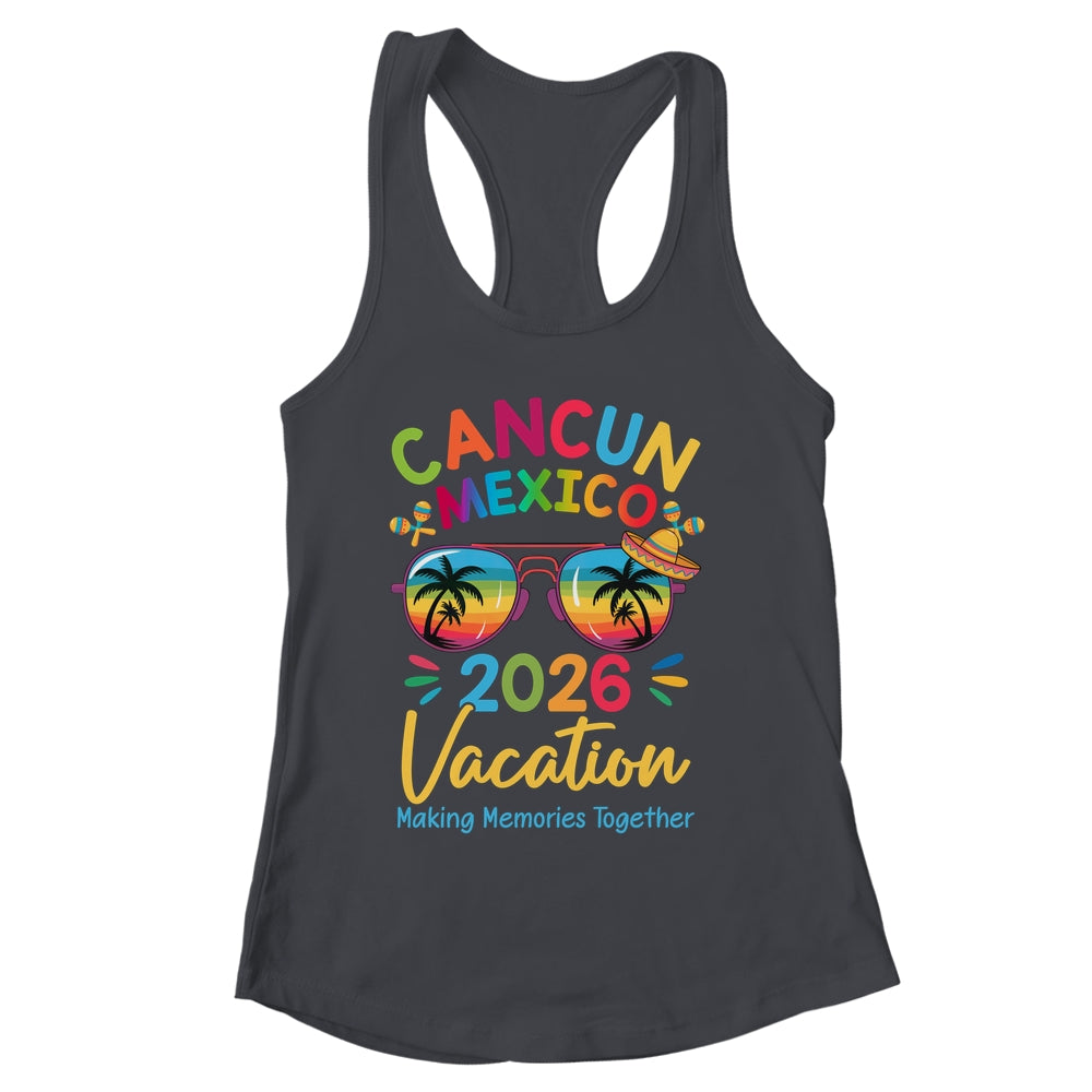 Cancun Mexico Vacation Beach 2026 Trip Squad Family Matching Shirt & Tank Top | siriusteestore