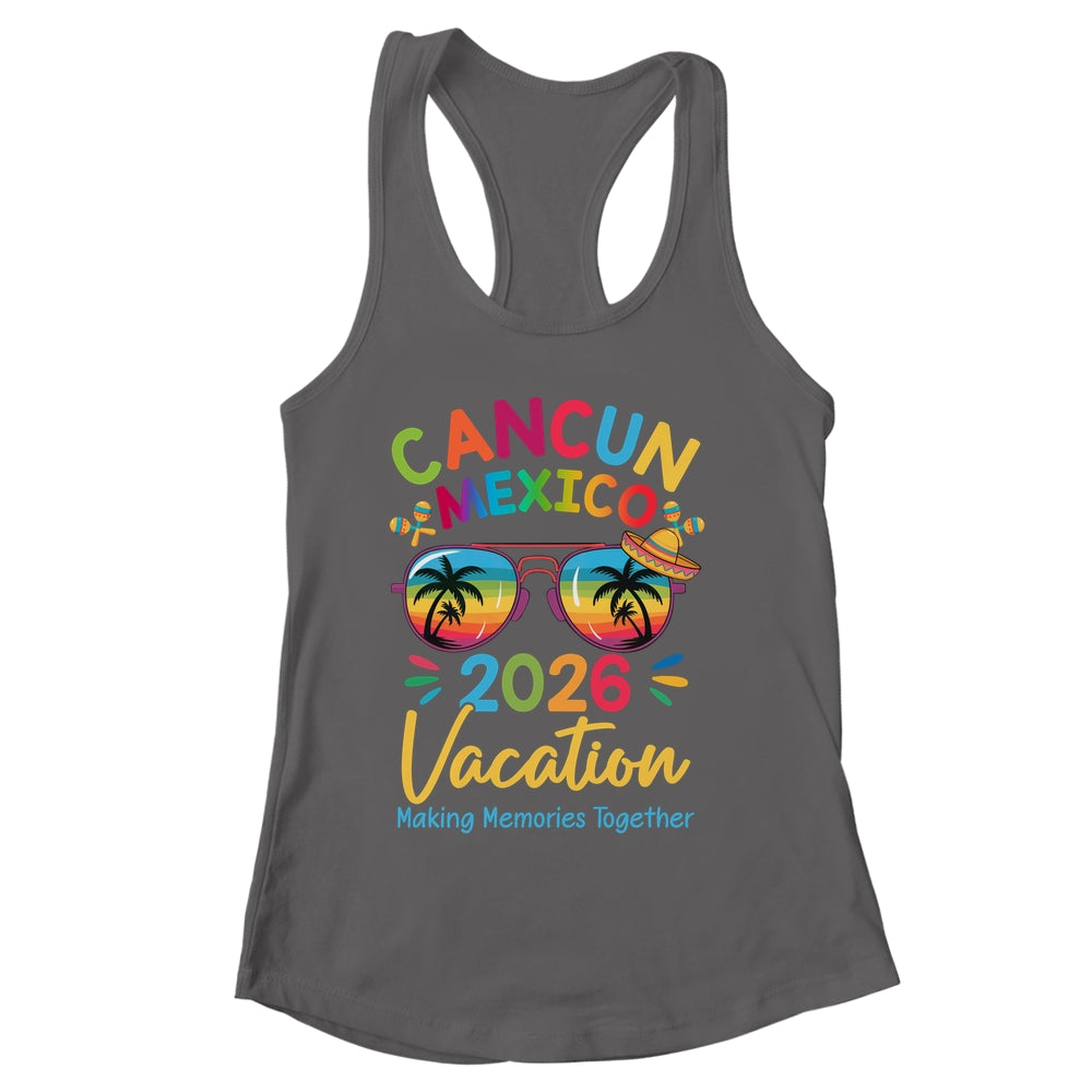 Cancun Mexico Vacation Beach 2026 Trip Squad Family Matching Shirt & Tank Top | siriusteestore