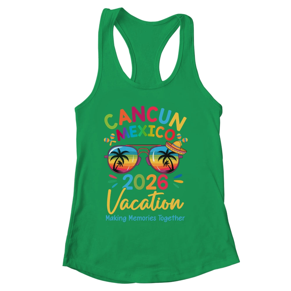 Cancun Mexico Vacation Beach 2026 Trip Squad Family Matching Shirt & Tank Top | siriusteestore
