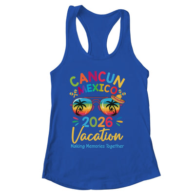 Cancun Mexico Vacation Beach 2026 Trip Squad Family Matching Shirt & Tank Top | siriusteestore
