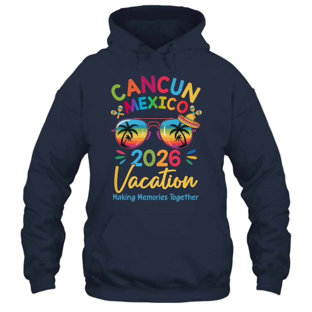 Cancun Mexico Vacation Beach 2026 Trip Squad Family Matching Shirt & Tank Top | siriusteestore