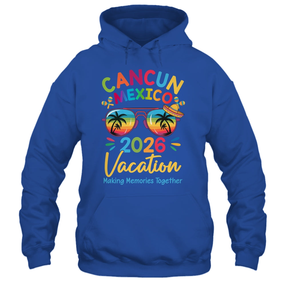 Cancun Mexico Vacation Beach 2026 Trip Squad Family Matching Shirt & Tank Top | siriusteestore