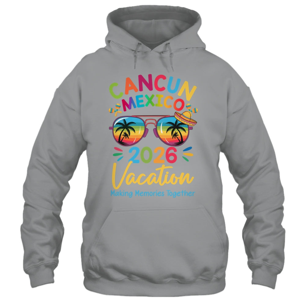 Cancun Mexico Vacation Beach 2026 Trip Squad Family Matching Shirt & Tank Top | siriusteestore