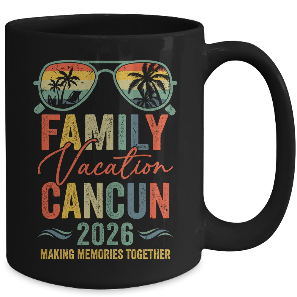 Cancun Vacation 2026 Matching Family Group Summer Mug | siriusteestore
