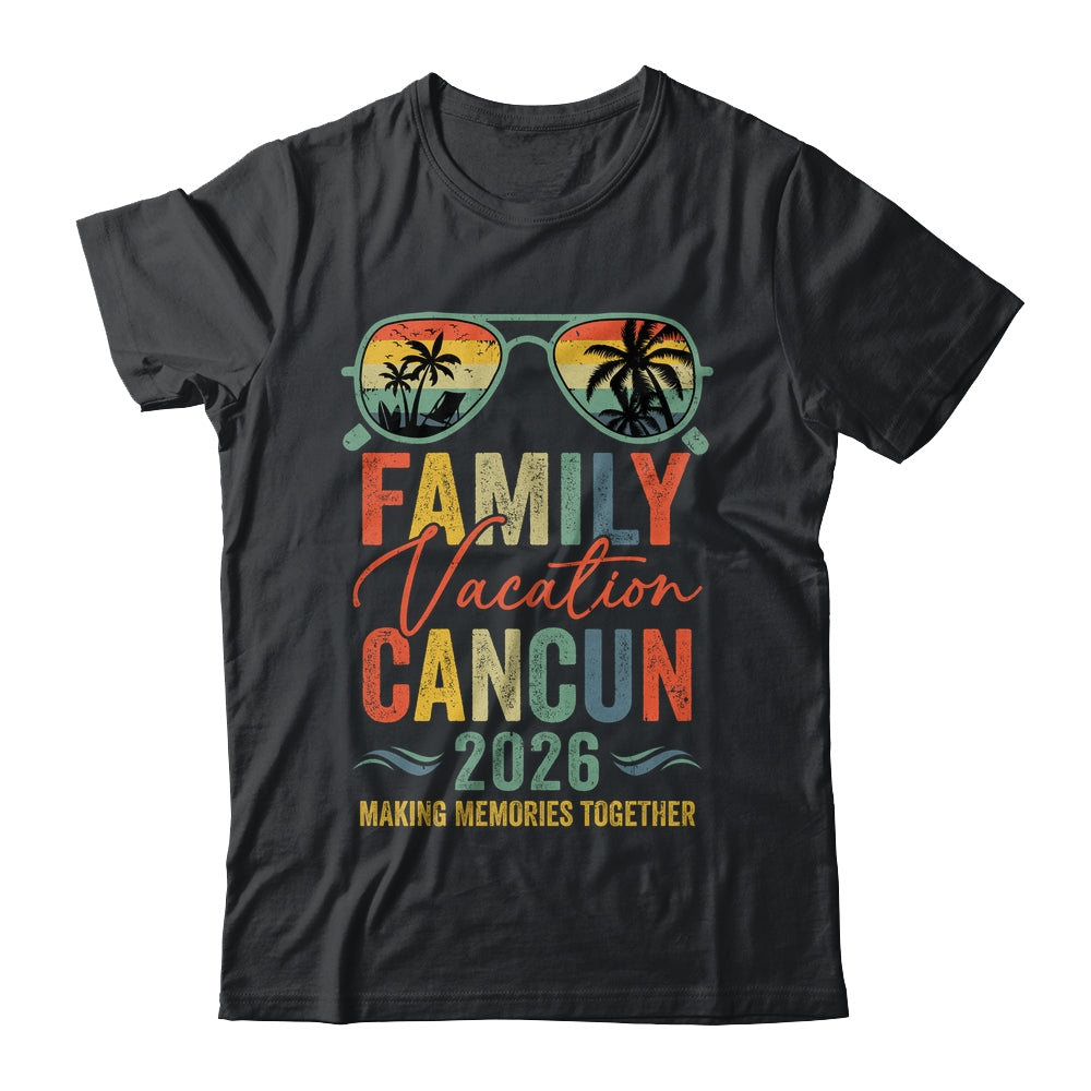Cancun Vacation 2026 Matching Family Group Summer Shirt & Tank Top | siriusteestore
