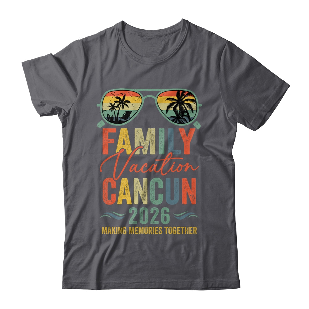 Cancun Vacation 2026 Matching Family Group Summer Shirt & Tank Top | siriusteestore