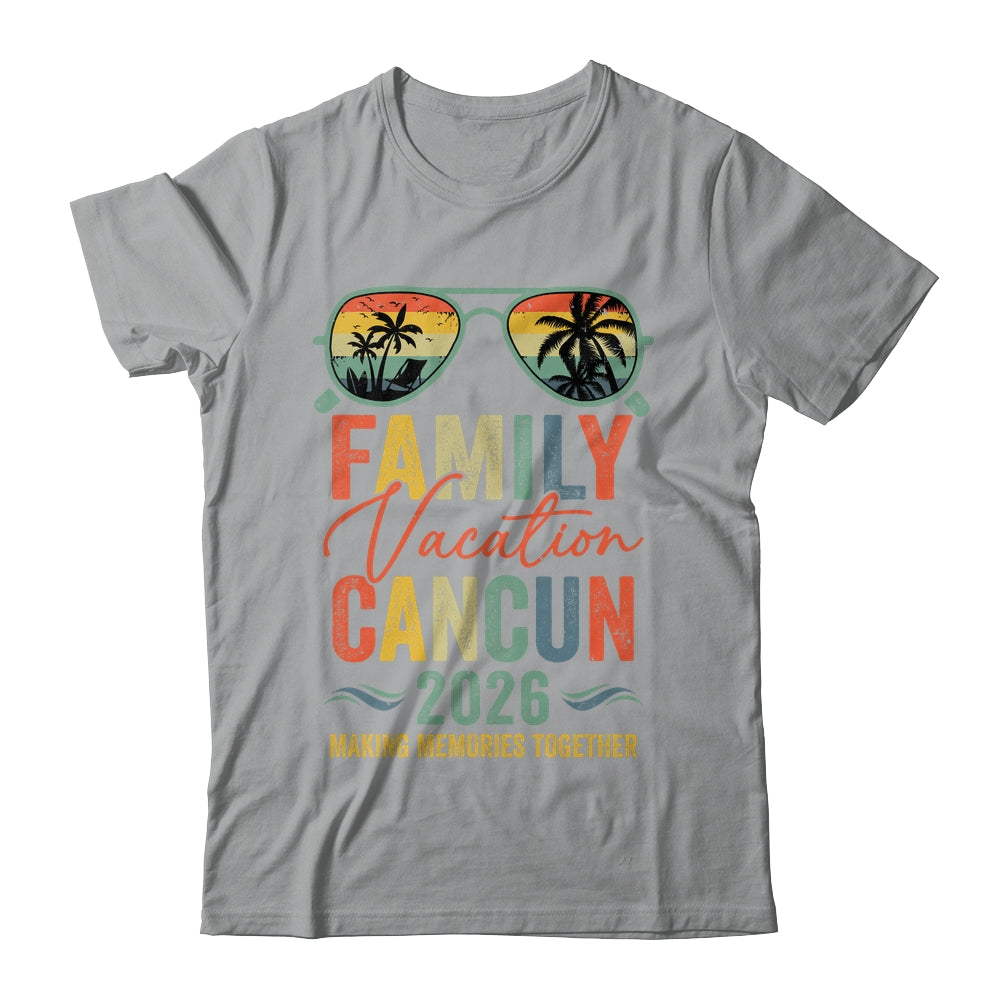 Cancun Vacation 2026 Matching Family Group Summer Shirt & Tank Top | siriusteestore