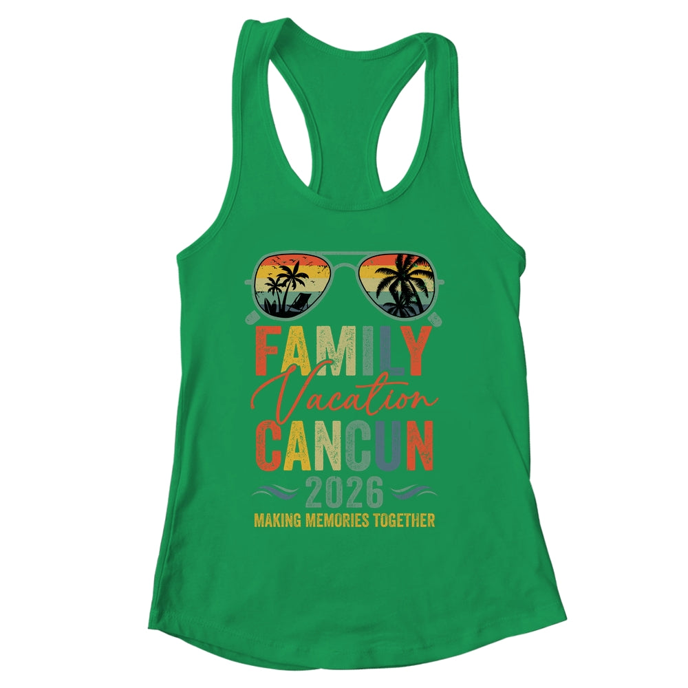 Cancun Vacation 2026 Matching Family Group Summer Shirt & Tank Top | siriusteestore