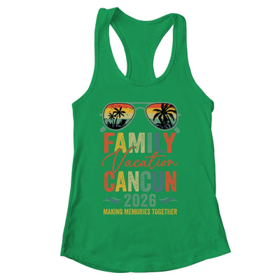 Cancun Vacation 2026 Matching Family Group Summer Shirt & Tank Top | siriusteestore