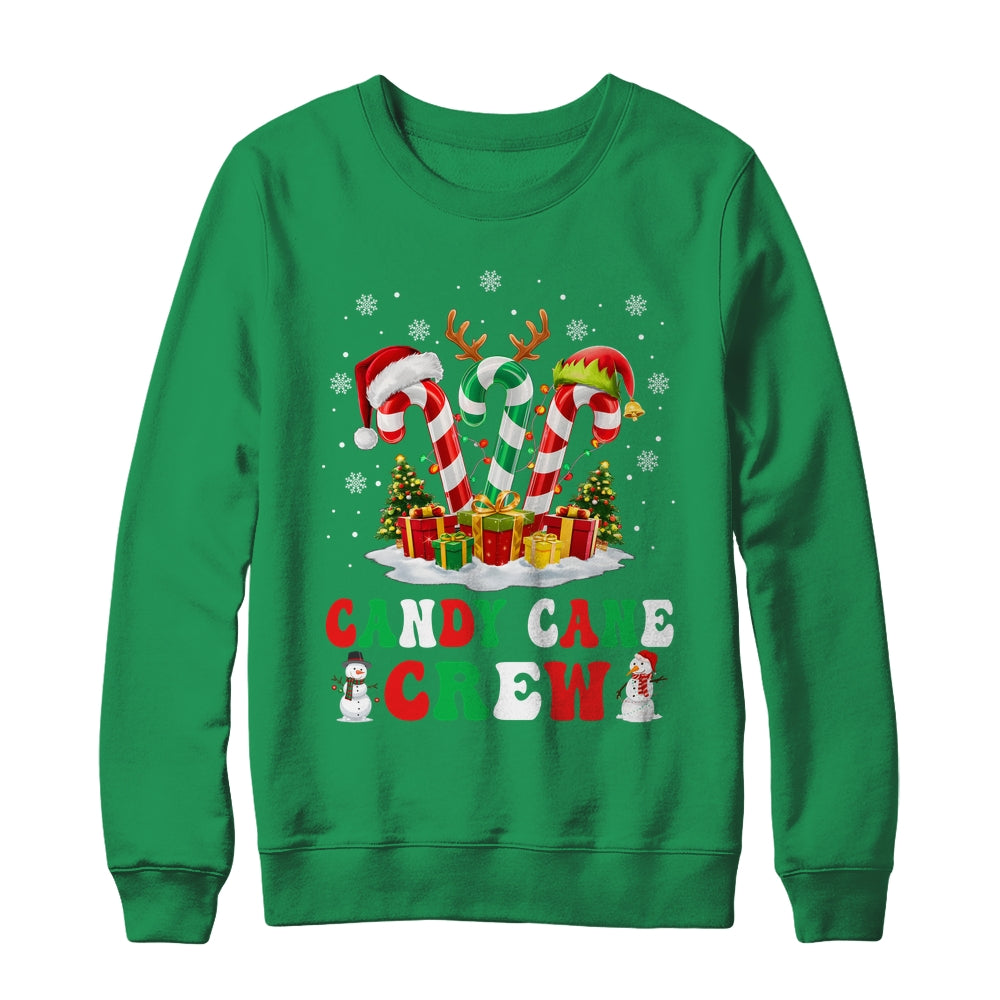 Candy Cane Crew Christmas Xmas Love Candy Boys Girls Kids Shirt & Sweatshirt | siriusteestore