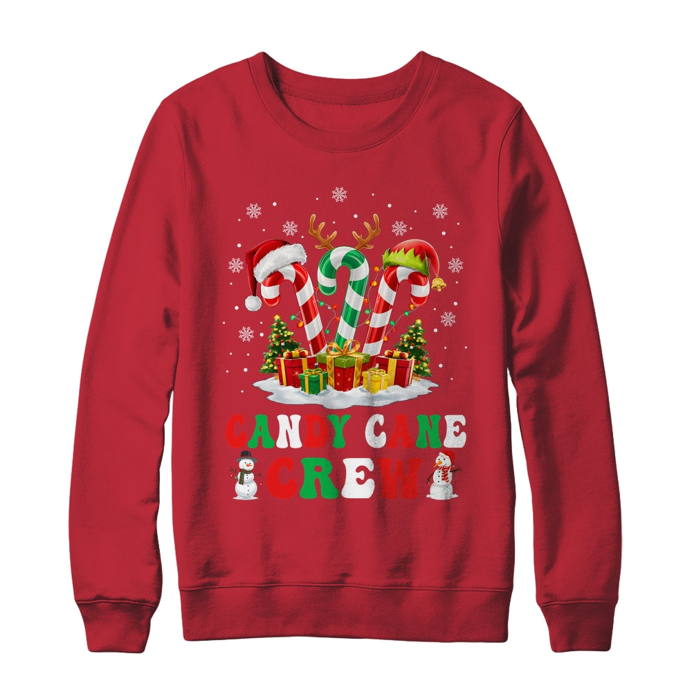 Candy Cane Crew Christmas Xmas Love Candy Boys Girls Kids Shirt & Sweatshirt | siriusteestore