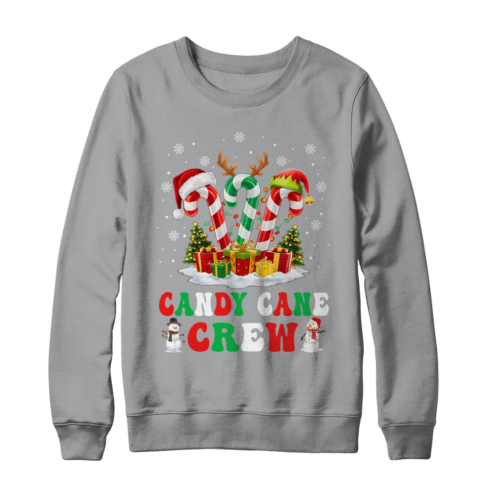 Candy Cane Crew Christmas Xmas Love Candy Boys Girls Kids Shirt & Sweatshirt | siriusteestore