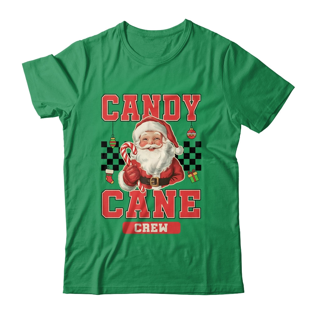 Candy Cane Crew Vintage Christmas Santa Claus Retro Xmas Shirt & Sweatshirt | siriusteestore