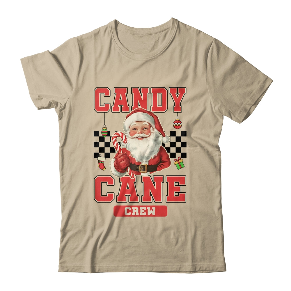 Candy Cane Crew Vintage Christmas Santa Claus Retro Xmas Shirt & Sweatshirt | siriusteestore