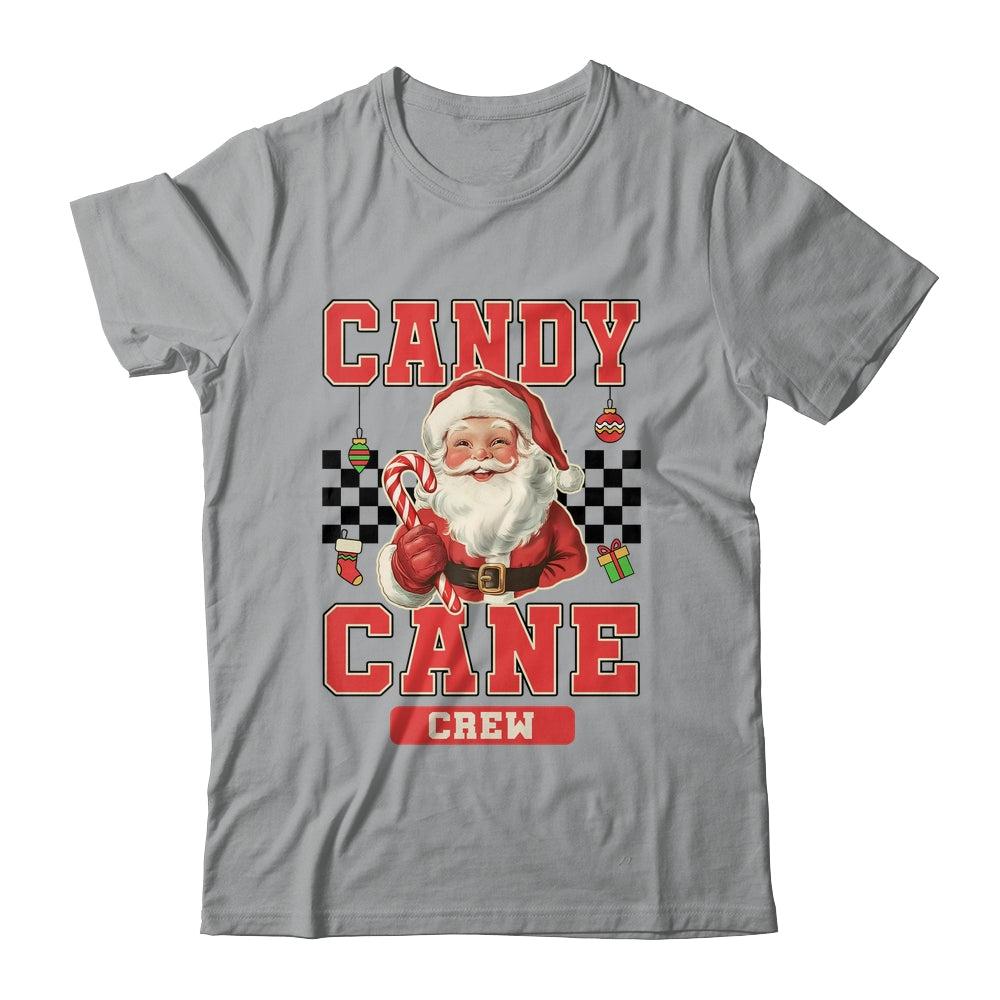 Candy Cane Crew Vintage Christmas Santa Claus Retro Xmas Shirt & Sweatshirt | siriusteestore
