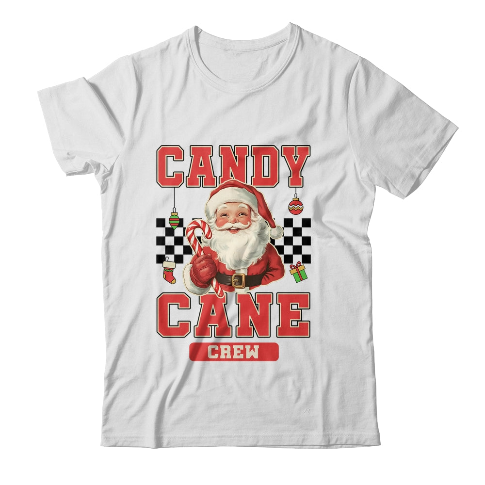 Candy Cane Crew Vintage Christmas Santa Claus Retro Xmas Shirt & Sweatshirt | siriusteestore