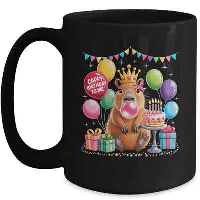 Cappy Birthday To Me Cute Capybara Birthday Girls Kids Mug | siriusteestore