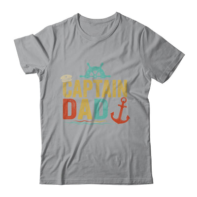 Captain Dad Pontoon Lake Sailor Fishing Boating For Men Shirt & Hoodie | siriusteestore