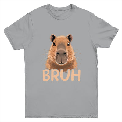 Capybara Bruh Funny Capy Meme Rodent Men Boys Kids Women Youth Shirt | siriusteestore