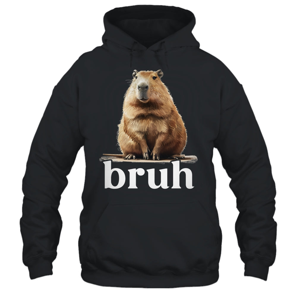 Capybara Cute Design For Men Women Boys Girls Capybara Bruh Shirt & Tank Top | siriusteestore