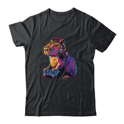 Capybara Funny Video Games Gamer Player Capybara Lover Shirt & Tank Top | siriusteestore