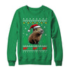 Capybara Santa Hat Ugly Christmas Capybara Lover Xmas Shirt & Sweatshirt | siriusteestore
