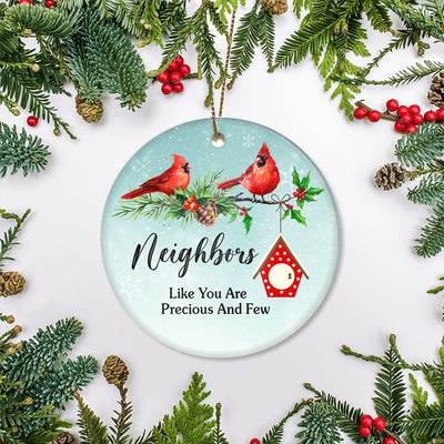 Cardinal Christmas Ornaments Gift For Your Neighbors Ornament Good Neighbors Like You Are Precious And Few Holiday Present Xmas Christmas Tree Ornament | siriusteestore