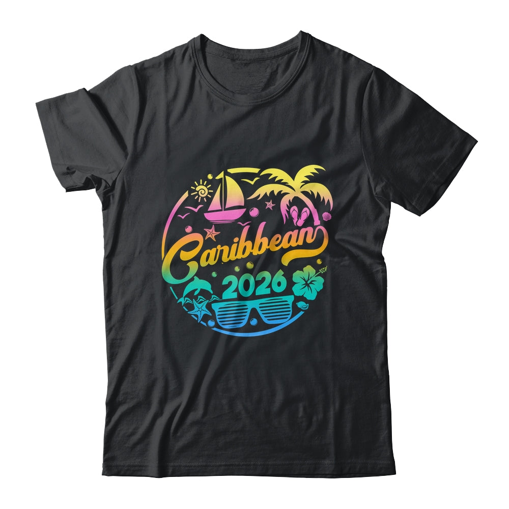 Caribbean 2026 Family Vacation Beach Matching Group Shirt & Tank Top | siriusteestore