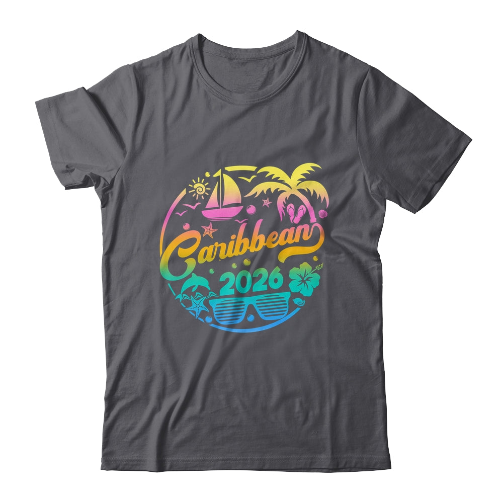 Caribbean 2026 Family Vacation Beach Matching Group Shirt & Tank Top | siriusteestore