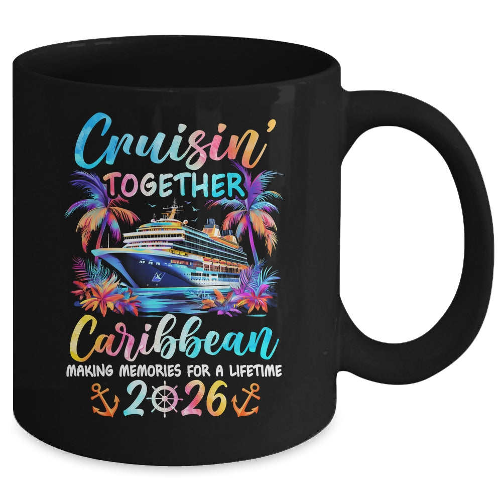 Caribbean Cruise 2026 Family Cruisin' Vacation Together Mug | siriusteestore