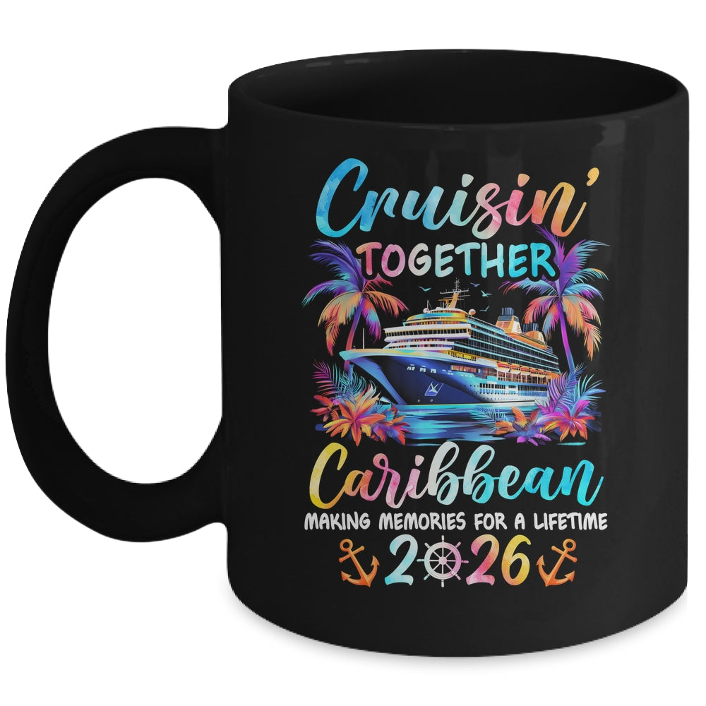 Caribbean Cruise 2026 Family Cruisin' Vacation Together Mug | siriusteestore