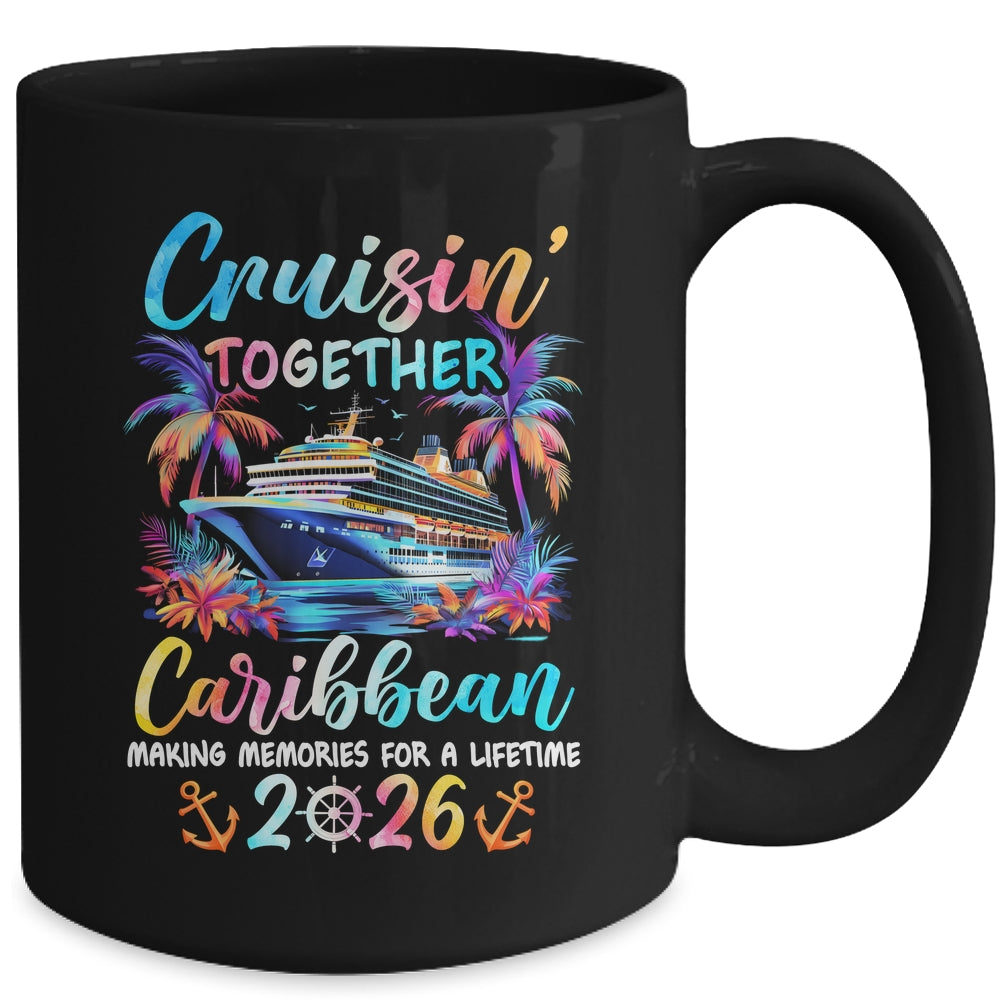 Caribbean Cruise 2026 Family Cruisin' Vacation Together Mug | siriusteestore