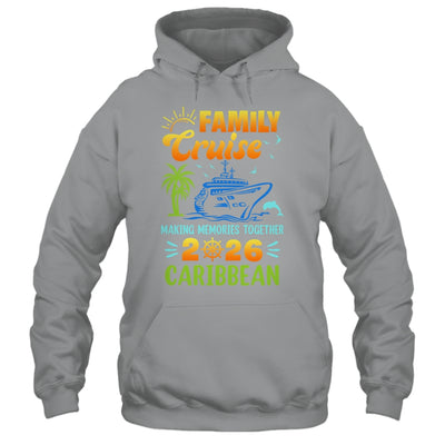 Caribbean Cruise 2026 Family Friends Group Vacation Matching Shirt & Tank Top | siriusteestore