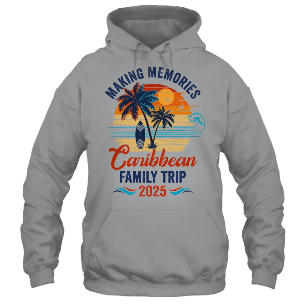 Caribbean Family Vacation 2025 Making Memories Together Trip Shirt & Tank Top | siriusteestore