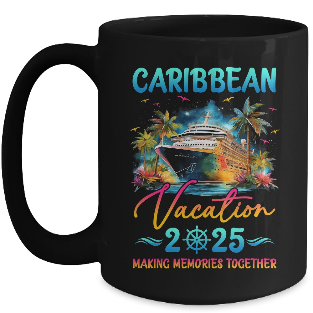Caribbean Family Vacation 2025 Matching Group Summer Mug | siriusteestore