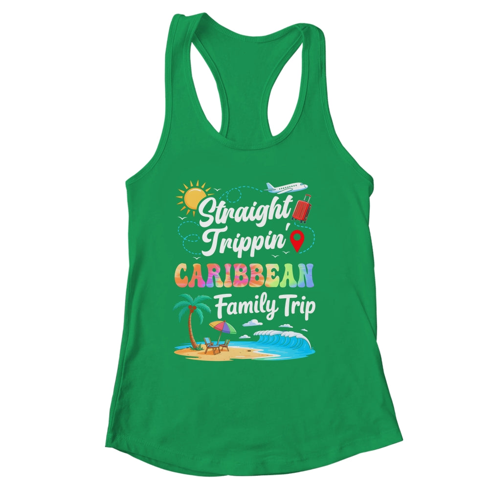 Caribbean Family Vacation 2025 Straight Trippin Trip Shirt & Tank Top | siriusteestore