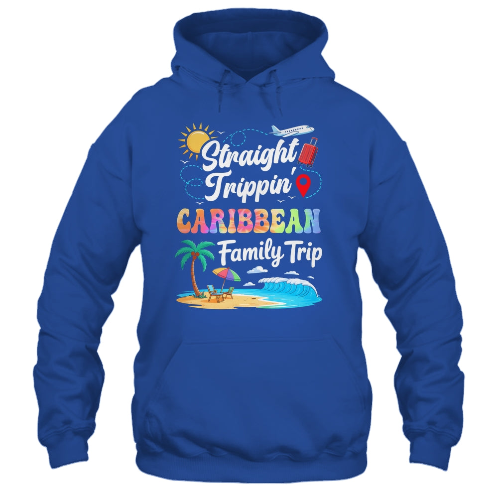 Caribbean Family Vacation 2025 Straight Trippin Trip Shirt & Tank Top | siriusteestore