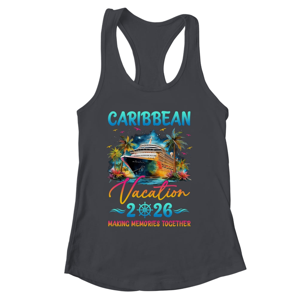 Caribbean Family Vacation 2026 Matching Group Summer Shirt & Tank Top | siriusteestore