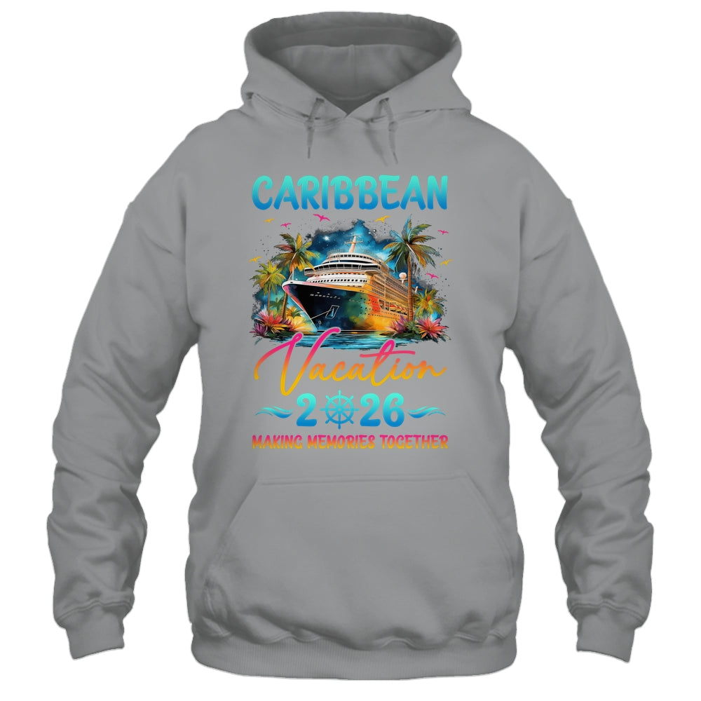 Caribbean Family Vacation 2026 Matching Group Summer Shirt & Tank Top | siriusteestore