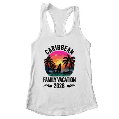 Caribbean Family Vacation 2026 Matching Outfits Beach Summer Shirt & Tank Top | siriusteestore