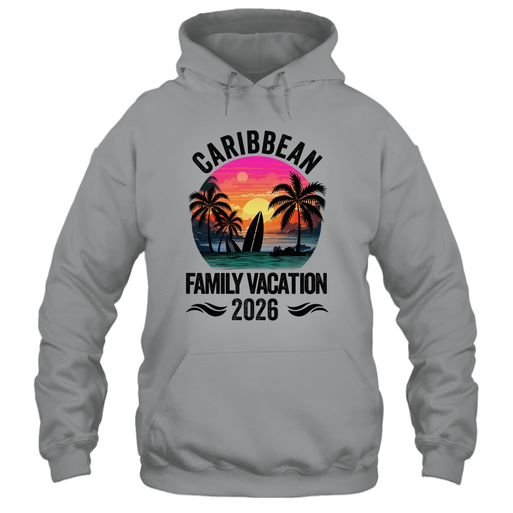 Caribbean Family Vacation 2026 Matching Outfits Beach Summer Shirt & Tank Top | siriusteestore