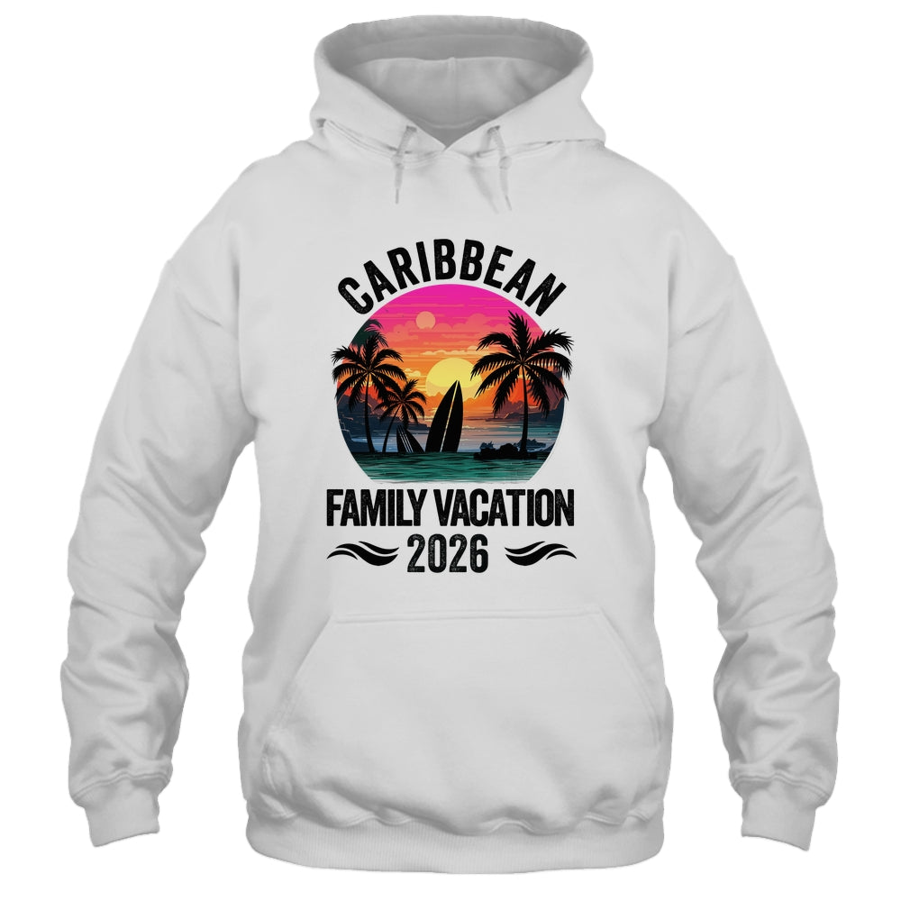 Caribbean Family Vacation 2026 Matching Outfits Beach Summer Shirt & Tank Top | siriusteestore