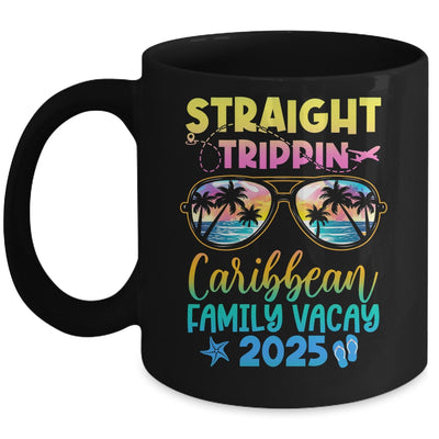 Caribbean Family Vacay Vacation 2025 Straight Trippin Mug | siriusteestore