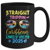 Caribbean Family Vacay Vacation 2025 Straight Trippin Mug | siriusteestore