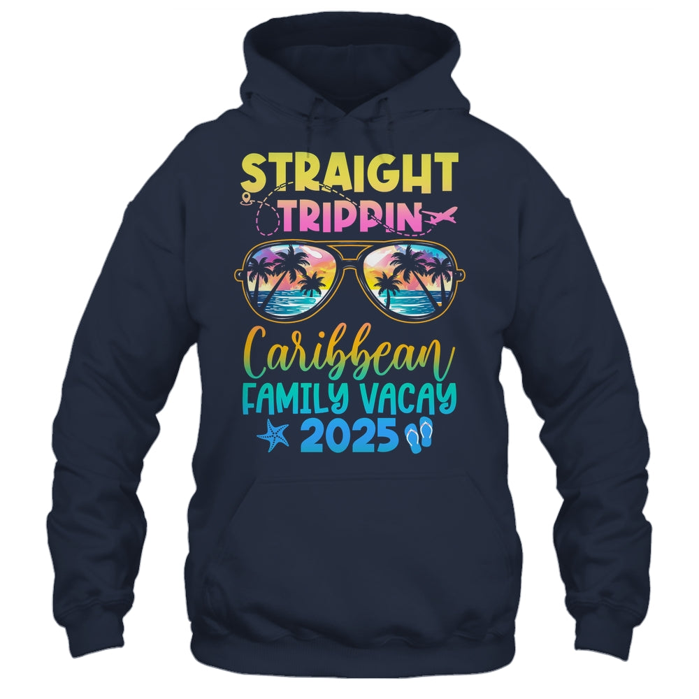 Caribbean Family Vacay Vacation 2025 Straight Trippin Shirt & Tank Top | siriusteestore