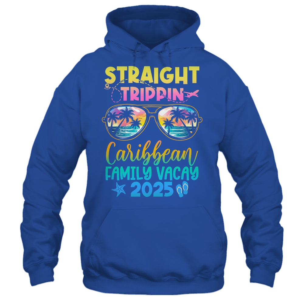 Caribbean Family Vacay Vacation 2025 Straight Trippin Shirt & Tank Top | siriusteestore